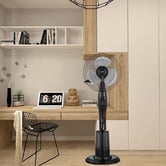 Grafton Home Goods Steel Misting Pedestal Fan