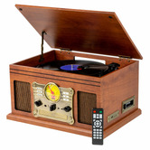 Grafton Home Goods Lenoxx Bluetooth Retro Music Centre