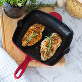 Grafton Home Goods 27cm Enamelled Cast Iron Grill Pan