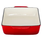 Grafton Home Goods 34cm Enamelled Cast Iron Roaster
