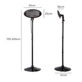 Grafton Home Goods Freestanding Outdoor Heater