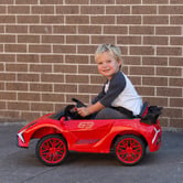 Grafton Home Goods Lenoxx Ferrari-Inspired Electric Ride-On Car