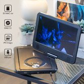 Grafton Home Goods 26cm Black Portable DVD Player