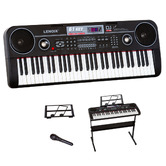 Grafton Home Goods Melodia 61-Keys Electronic Keyboard with Stand