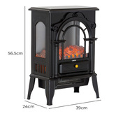Grafton Home Goods Gobber 2000W Electric Fireplace Heater