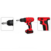 Grafton Home Goods Lenoxx Kids 3 Piece Power Tool Playset with Sound &amp; Light