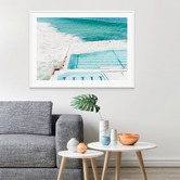 Le Concept Art Bondi Icebergs Framed Print