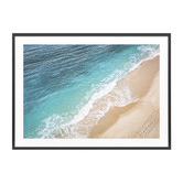 Le Concept Art Aerial Coastline Framed Print