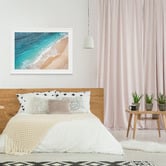 Le Concept Art Aerial Coastline Framed Print
