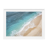 Le Concept Art Aerial Coastline Framed Print
