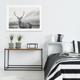 Le Concept Art Wild Stag Framed Print