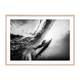 Le Concept Art Duck Dive Framed Print