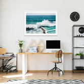 Le Concept Art Bondi Crash Framed Print