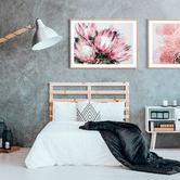 Le Concept Art Protea Cluster Framed Print