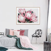 Le Concept Art Protea Cluster Framed Print