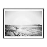 Le Concept Art Bondi Surfer Framed Print