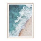 Le Concept Art Aerial Beach Framed Print