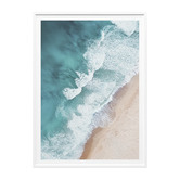 Le Concept Art Aerial Beach Framed Print
