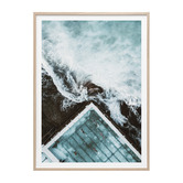 Le Concept Art Above The Icebergs Framed Print
