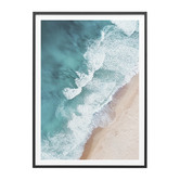 Le Concept Art Aerial Beach Framed Print