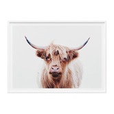 Le Concept Art Duncan Highland Cow Framed Print