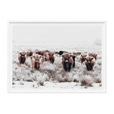 Le Concept Art Highland Tribe Framed Print