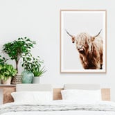 Le Concept Art Dougal Highland Cow Framed Print