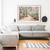 Le Concept Art Bush Tracks Framed Paper Print Wall Art