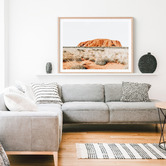 Le Concept Art Uluru Framed Paper Print Wall Art