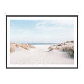 Le Concept Art Beach Entrance Framed Paper Print Wall Art