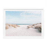 Le Concept Art Beach Entrance Framed Paper Print Wall Art