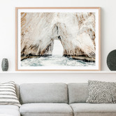 Le Concept Art Blue Grotto Framed Paper Print Wall Art