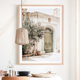 Le Concept Art Old Town Framed Paper Print Wall Art