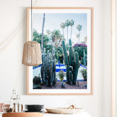 Le Concept Art Marrakech Cacti Framed Paper Print Wall Art