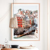 Le Concept Art Cinque Terre Framed Paper Print Wall Art
