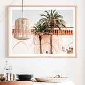 Le Concept Art Palm Walls Framed Paper Print Wall Art
