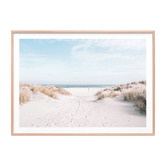 Le Concept Art Beach Entrance Framed Paper Print Wall Art