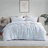 Radisson Home Blue Stripe Frankie Quilt Cover Set