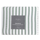 Radisson Home Sage Stripe Frankie Quilt Cover Set