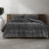 Radisson Home Cole Faux Fur Quilt Cover Set