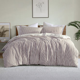 Radisson Home Rust Stripe Frankie Quilt Cover Set