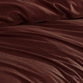 Radisson Home Mahogany Ricki Vintage Washed Polyester Quilt Cover Set