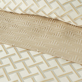 Grace By Linen House Champagne Valeria Cotton-Blend Quilt Cover Set