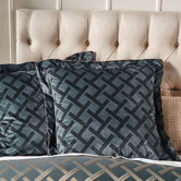 Grace By Linen House Valeria Velvet European Pillowcase