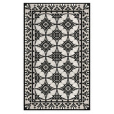 Moorish Mats Black &amp; White Barcelona Vinyl Runner