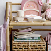 BloomingVille Kids&#039; Foldable Bamboo Bookcase