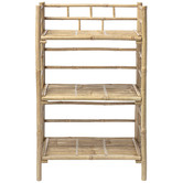 BloomingVille Kids&#039; Foldable Bamboo Bookcase