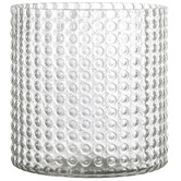 BloomingVille Clear Sadan Glass Vase