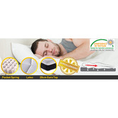 Slumber Lane Soft Latex Euro Top Pocket Spring Mattress