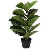 Maine &amp; Crawford 70cm Potted Faux Fiddle Leaf Plant